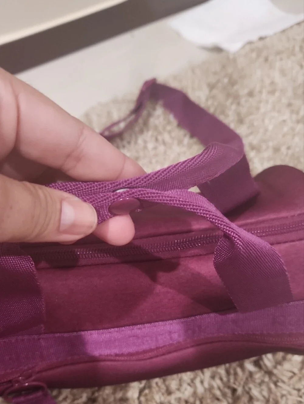 Reebok Maroon Barrel Duffel Bag